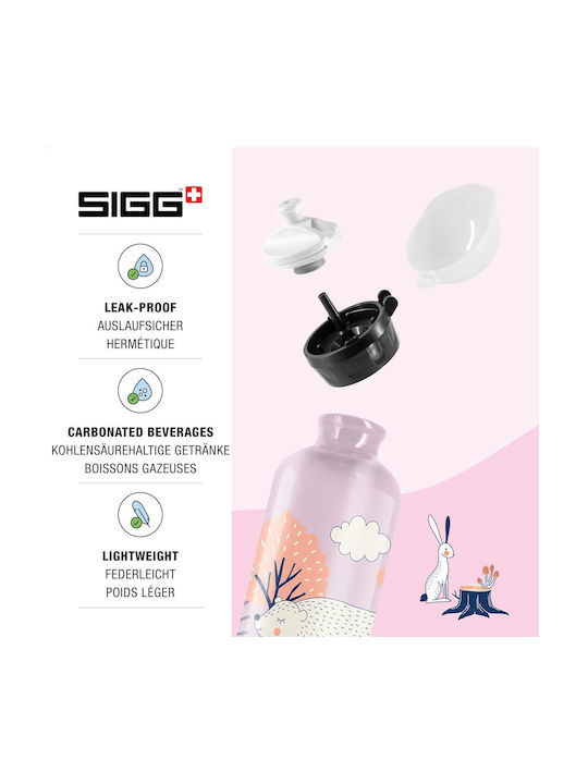 Sigg Beary Παγούρι Αλουμινίου 400ml Ροζ