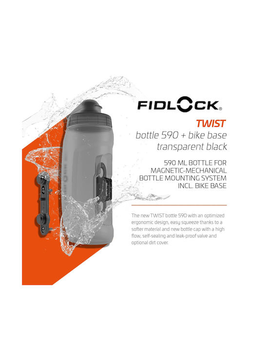Fidlock Wasserflasche 590ml Transparent