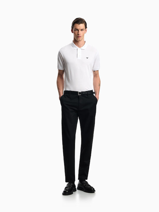 Trousers Suit in Regular Fit Black