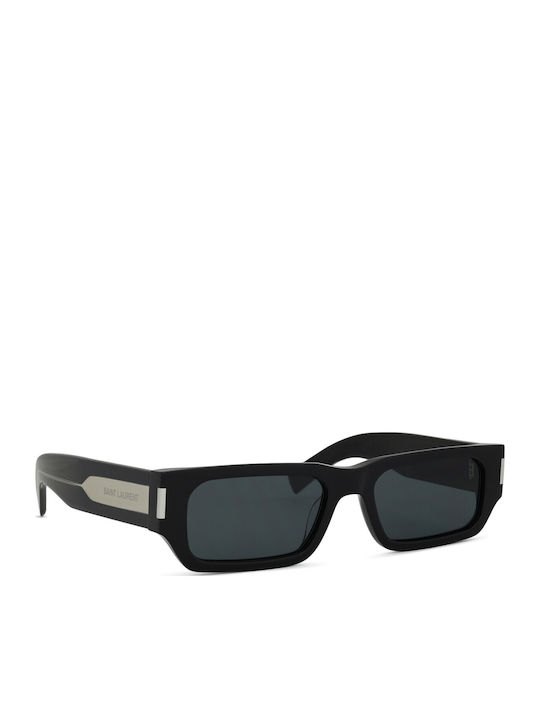 Ysl Unisex Sunglasses with Black Plastic Frame and Black Lens SL 660 001