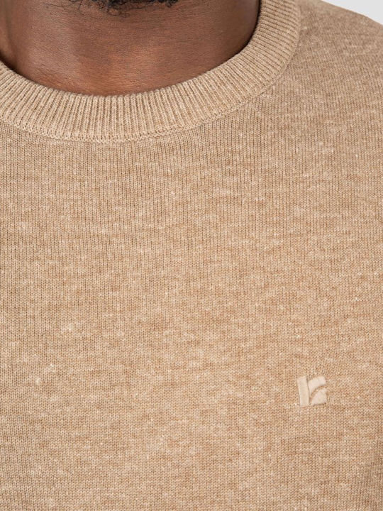 Pulover cu mânecă lungă Beige Melange