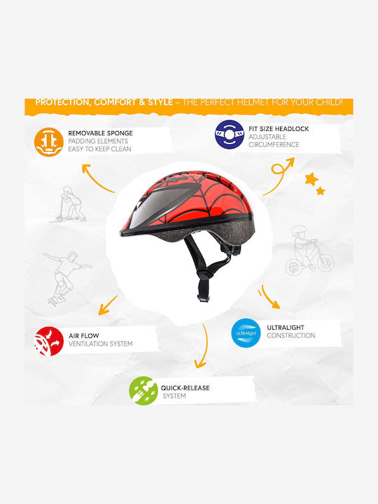 Meteor KS06 Kids' Helmet for City Bike Spider