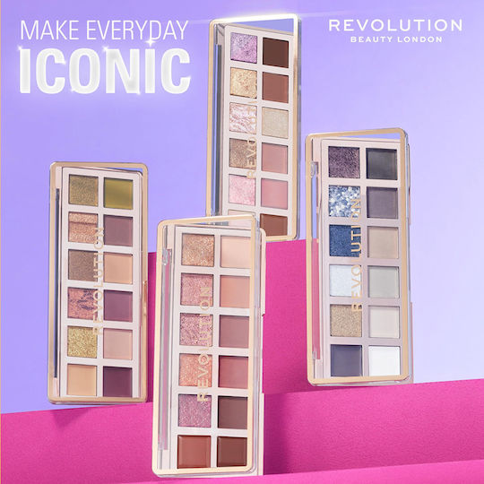 Revolution Beauty Eye Shadow Palette Matte in Solid Form Eternal Icon 8gr