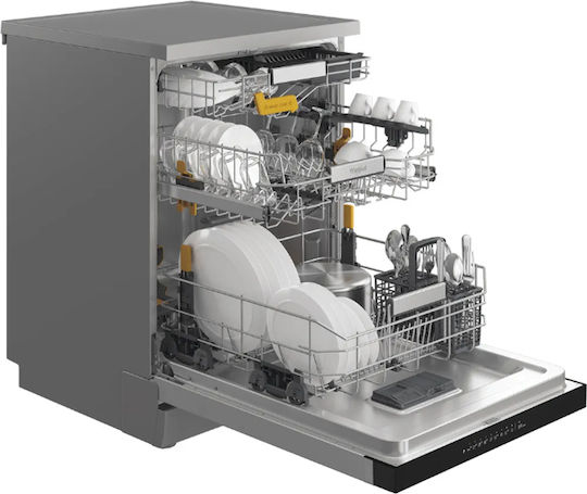 Freistehender Geschirrspüler für 15 Gedecke B60xH85cm Inox