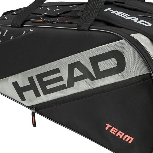 Head Team Τσάντα Πλάτης Τένις 9 Ρακετών Μαύρη