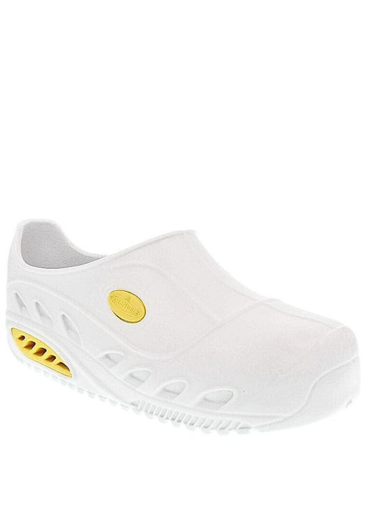 Emanuele Clogs White