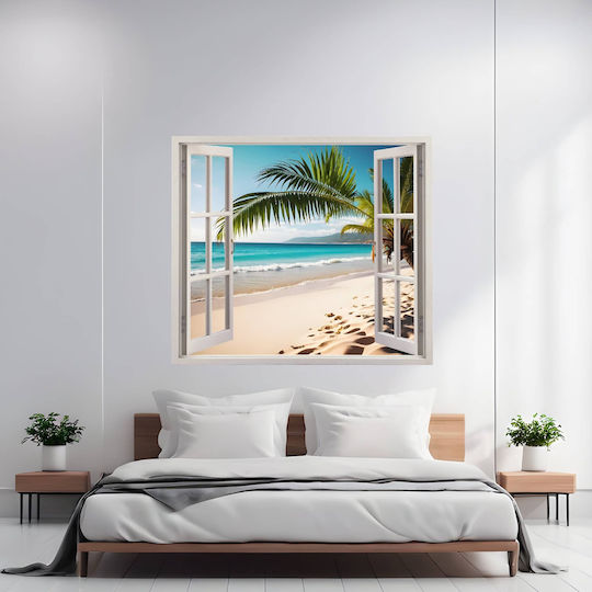 Gedruckte Farbfolie Heimwanddekoration Größe 125 x 110 cm Modell Blick auf Haven 40