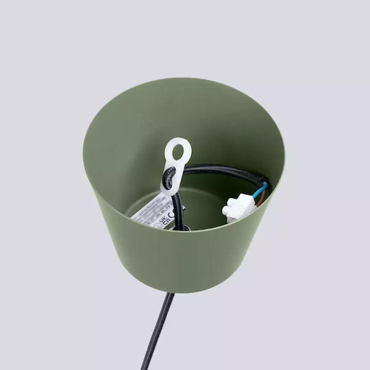 Sollux Hängelampe Grün mit Fassung E27
