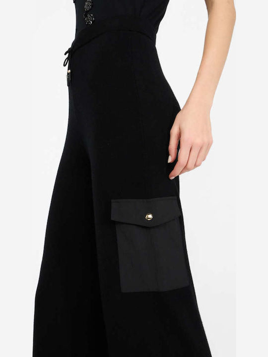 Women's Fabric Trousers Black