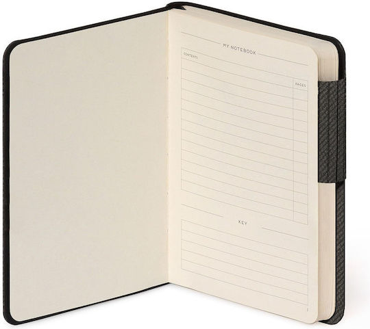 Legami Milano My Notebook Σημειωματάριο 192 Φύλλων Ριγέ Γκρι