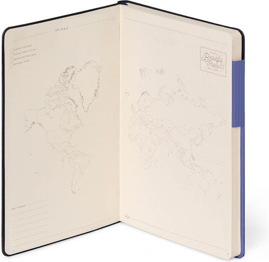 Legami Milano Paper Notebook My Notebook Notebook 192 Sheets with Blank Pages White