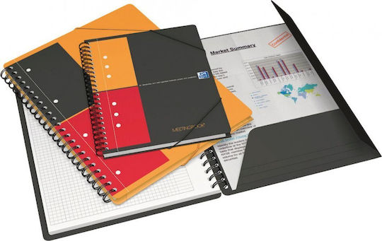 Oxford Notebook 80 Sheets A5 with Blank Pages Orange