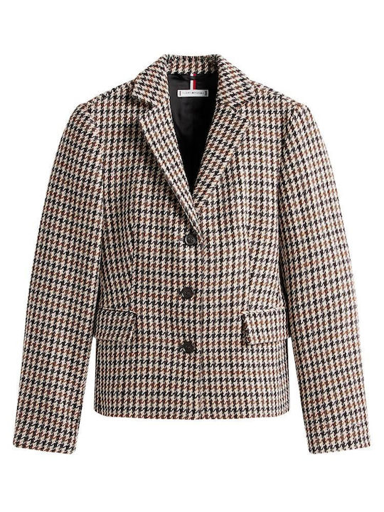 Tommy Hilfiger Γυναικείο Σακάκι Καφέ