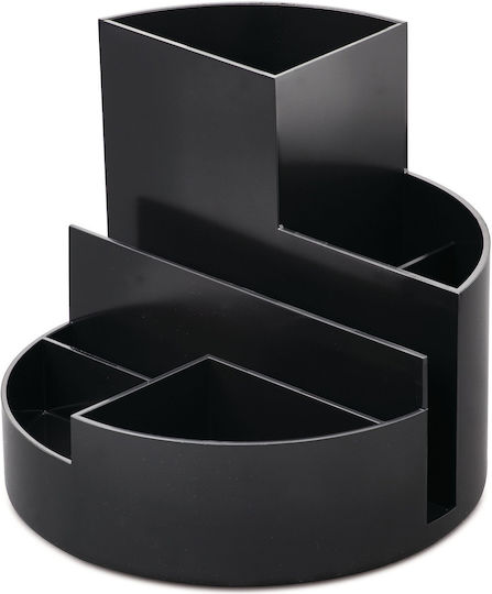 Plastic Pen Base in Black Color 1pcs 14x14x12.5cm
