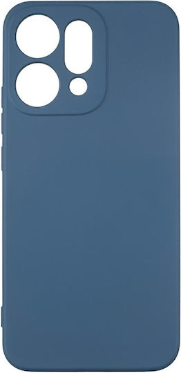 Beline Umschlag Rückseite Silikon Blau (Oppo Reno 14)