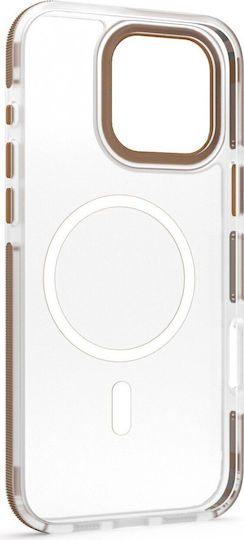 Etteri Icy Mag Back Cover Σιλικόνης / Πλαστικό Χρυσό (iPhone 16 Pro)