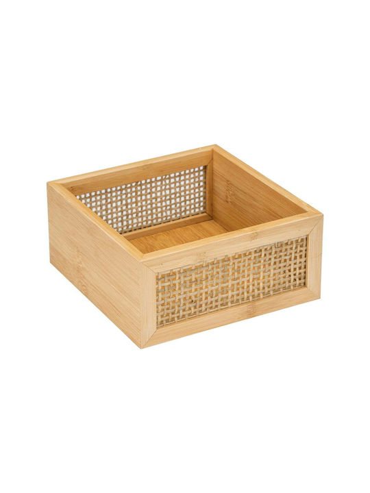 Wenko Wenko Badezimmerboxen und -körbe Bambus Beiges