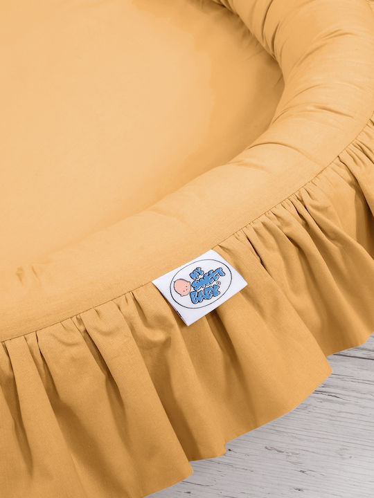 Mustard Ruffled Pillow