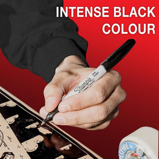 Sharpie Pen Whiteboard Markers 0.9mm Black 2pcs