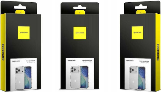 Spacecase Back Cover Plastic / Silicon 1mm Transparent Pentru iPhone 18 Pro / 17 Pro