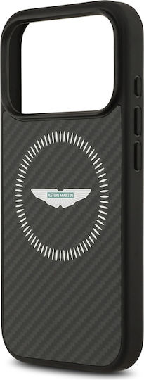 Case Aston Martin Hc Kevlar Counter Design Magsafe Iphone 17 Pro Black