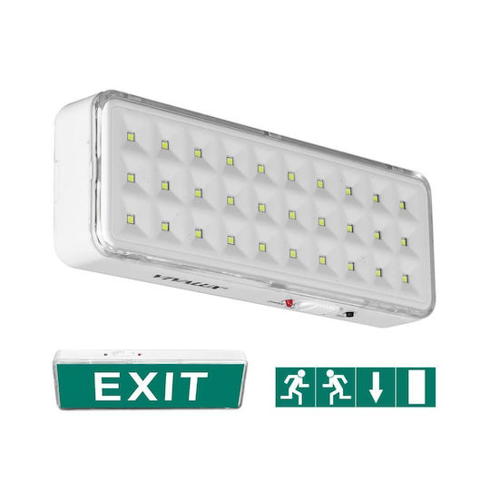 Vivalux Rechargeable LED Exit Emergency Light 1pcs