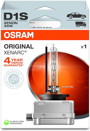 Osram Lamps Car PK32d-2 / D1S Xenon 4150K Natural White 12V 35W 1pcs