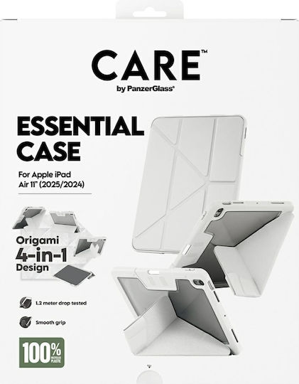Care By Panzerglass Y Fold Hülle iPad Air 11" 2024/2025 Hellgrau