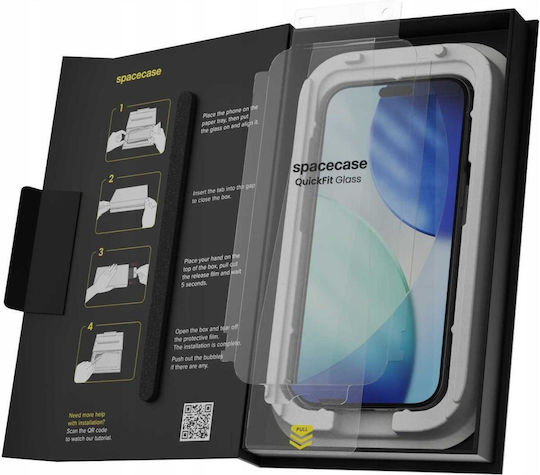 Tempered Glass Iphone Air Spacecase Quickfit Glass Αντιχαρακτικό Γυαλί Προστασίας Οθόνης Απλικατέρ Quickfit 2 Τεμάχια Clear 5905719131777 5905719131777