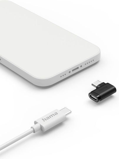 HAMA USB 3.2 Видео Кабел USB-C Мъжки - USB-C 240W Захранване PD Черен 00200359
