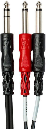 Hosa Cable 6.3mm male - 6.3mm male 3m