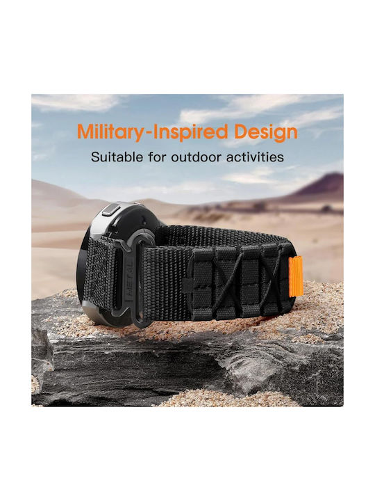 Armband Stoff Schwarz (Amazfit T-Rex 3)