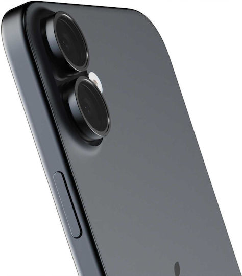Spacecase Quickfit Protecție Cameră Tempered Glass Black pentru iPhone 17