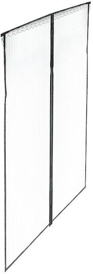 Alista Home Plasă De Țânțari Pentru Ușă Cu Închidere Magnetică Neagră 230x160cm