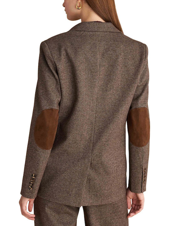 attrattivo Γυναικείο Σακάκι Brown