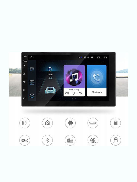 Alista Home Auto-Audiosystem 2DIN (Bluetooth/USB/WiFi/GPS/Apple-Carplay/Android-Auto)