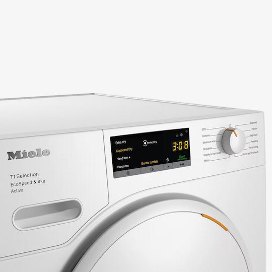 Miele TSA523WP Στεγνωτήριο 8kg με Αντλία Θερμότητας