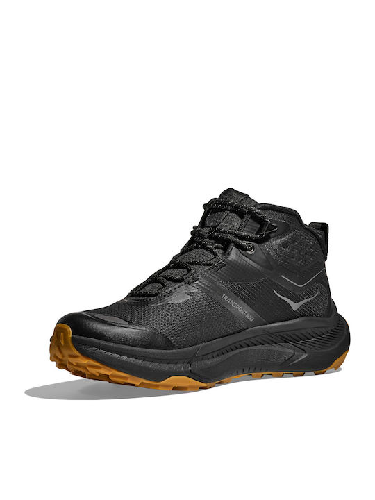 HOKA Transport Men's Hiking Shoes Waterproof With Gore-Tex Membrane Black