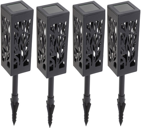 Alista Home Set 4 Lămpi Solare Felinare cu Fotocelulă IP44