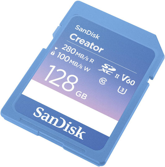 Sandisk 128GB Клас 10 V60 UHS-II