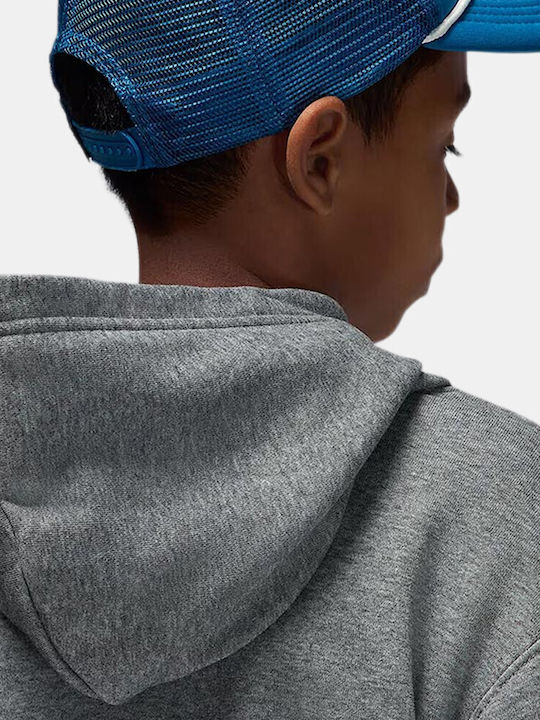 Kids Sweatshirt with Hood and Pockets Gray