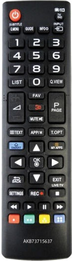 Akb73715637 Kntech Remote Control Lg Lcd Led 3d Function
