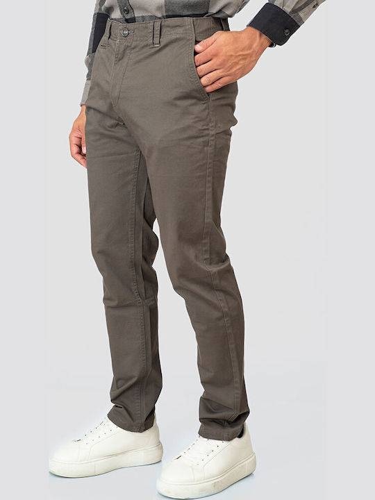 Παντελόνι Chino Ελαστικό σε Slim Εφαρμογή Γκρι