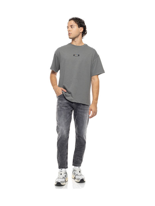 Monaco Herren Jeanshose Gekürzt Elastisch Gray