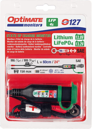 Tecmate OptiMate Monitor O-127 Motorrad-Handy-Ladegerät
