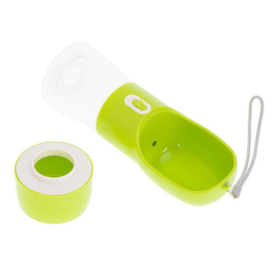 Alista Home Plastic Sticlă Apă pentru Câine & Pisică 258ml 25.5cm în Culoare Verde
