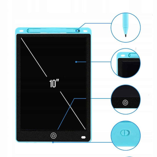 Tabletă Grafică 10 Inci Pentru Copii Culoare Albastră Avx-wt-rymt-8.502-blue