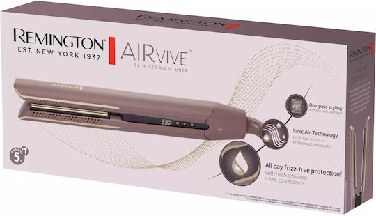 Remington Airvive S8930 Πρέσα Μαλλιών με Κεραμικές Πλάκες Ionic 61W