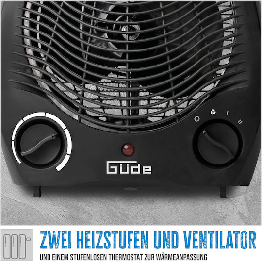 Güde Heizlüfter Boden Schwarz 2000W