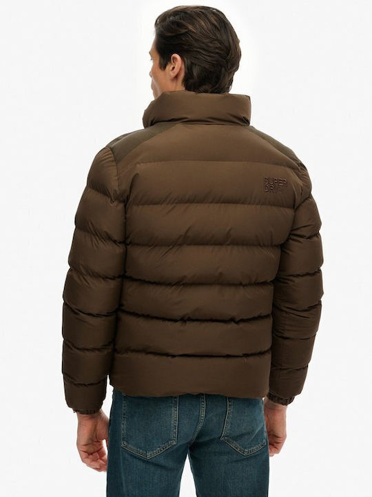 Jacket Puffer Brown